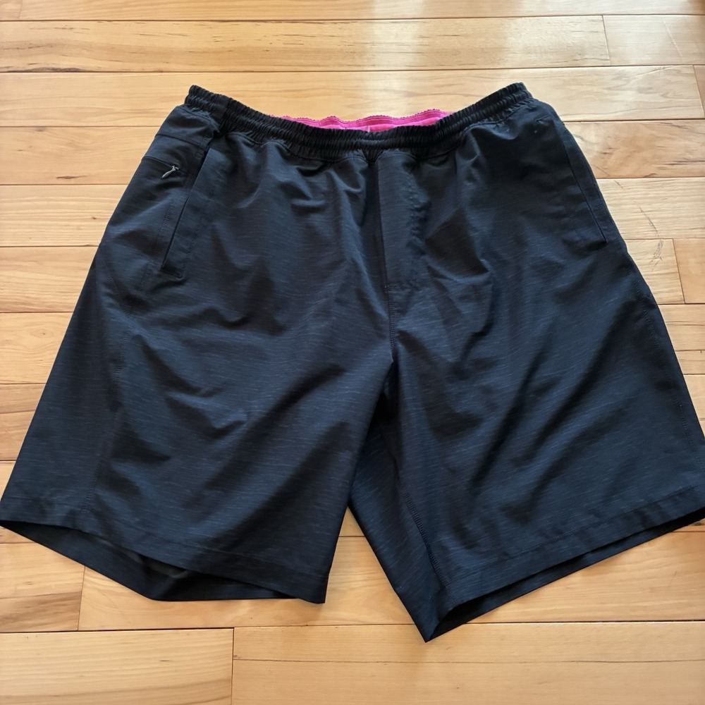 Bird Dogs Shorts Men's 3XL Long Lined 9" Black Golf Performance Flex Wicking